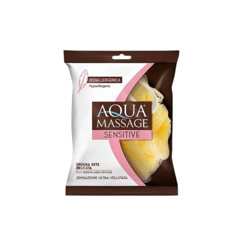 

Aqua Massage Hypoallergenic Soft Bath Sponge - Gentle Mesh Texture, Ideal for Daily Use