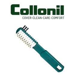 Collonil Crepe Brush - Gentle Cleaning for Suede & Nubuck with Rubber Slats and Nylon Bristles