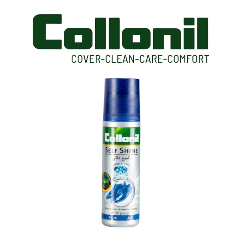 Collonil Self Shine Shoe Polish Blue, 100ml - Instant Shine and Leather Protection