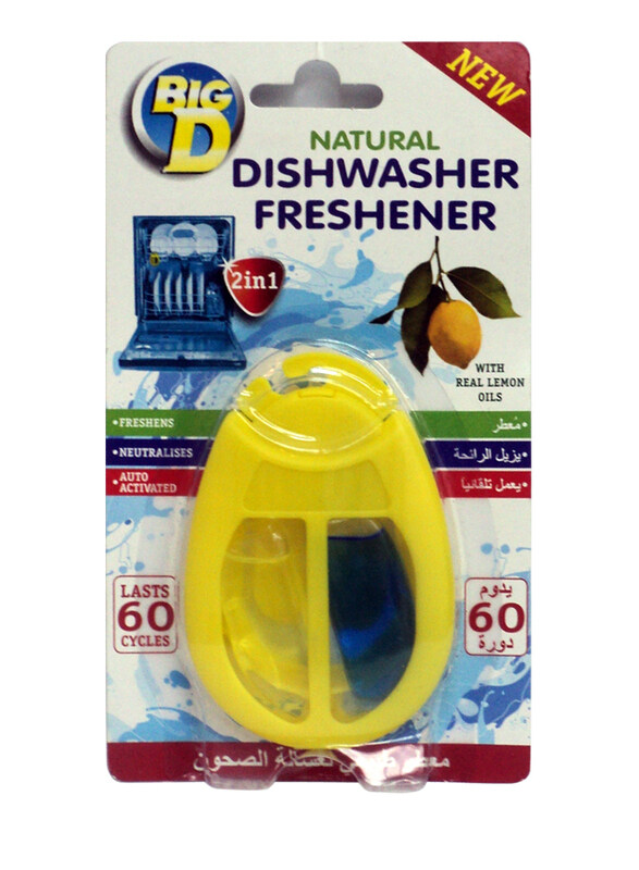 

Big D Lemon Zest Dishwasher Freshener