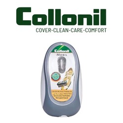 Collonil Mobil Sponge with Liquid Colorless - Instant Gloss & Nourishment for Leather & Synthetic