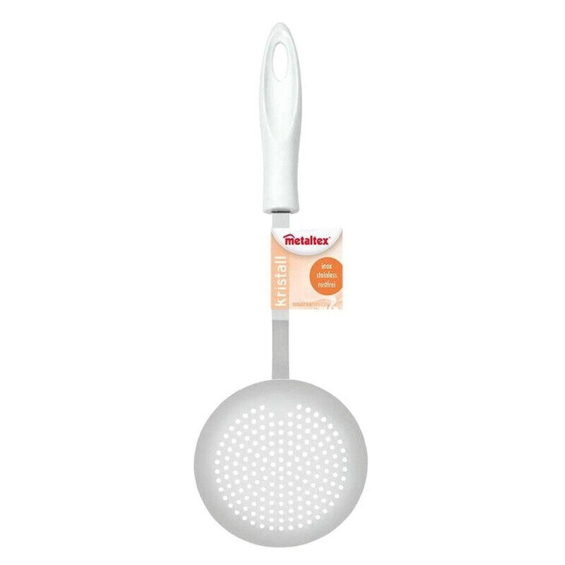 

Metaltex Kristall Stainless Steel Skimmer 35cm - Durable and Efficient Cooking Tool