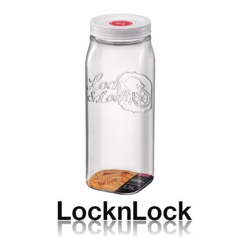 

Lock & Lock LocknLock Door Pocket Canister 1.3L - BPA-Free Food Container with Silicone Seal for Freshness