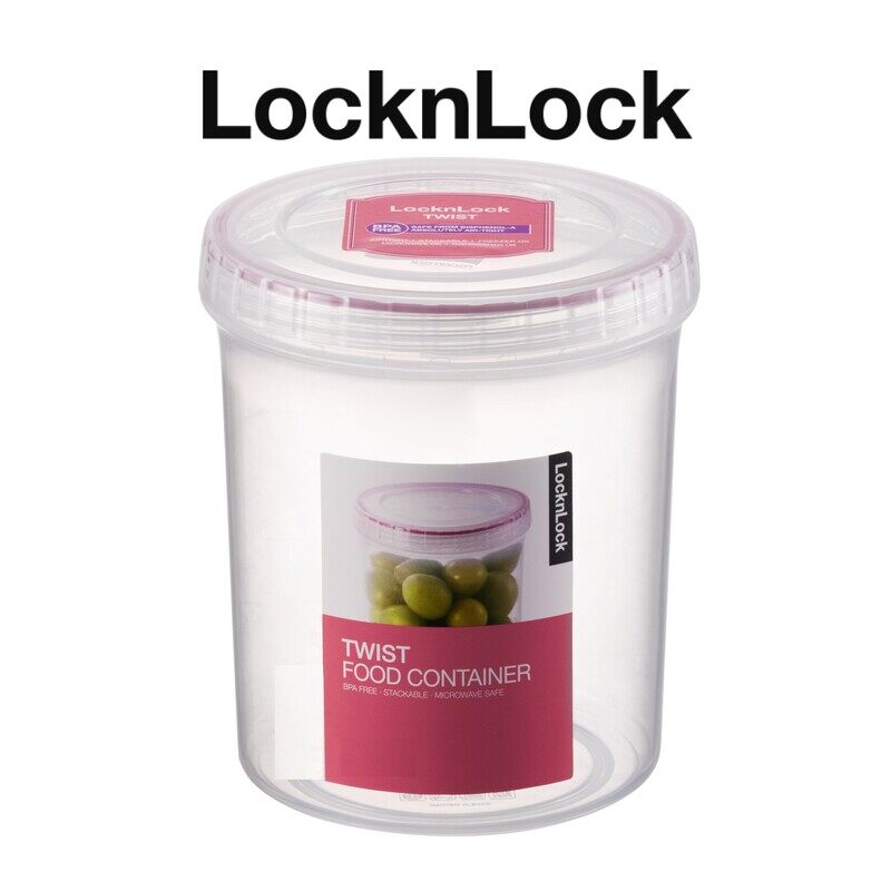 

Lock & Lock LocknLock Twist Food Container 900ml - BPA-Free, Airtight Seal, Freezer and Dishwasher Safe for Versatile Storage