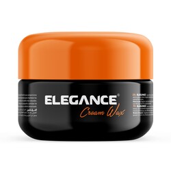 Elegance E Series Cream Wax White, 100ml - Medium Hold, Moisturizing, Natural Shine, Frizz Control