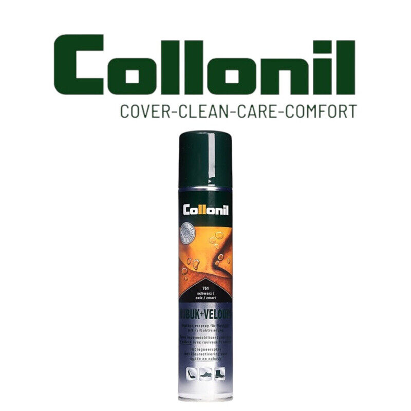 

Collonil Nubuk + Velours Spray Black 200ml - Waterproofing & Care for Suede