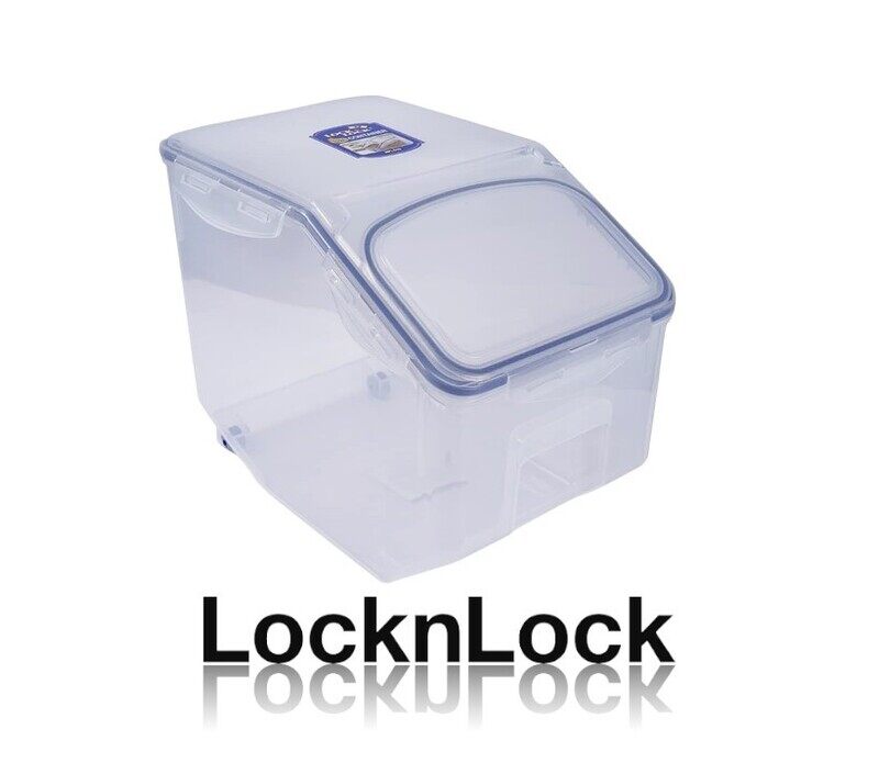 

Lock & Lock LocknLock Rice Case with Cup 12L - Durable, BPA-Free Kitchen Storage with Enhanced Silicone Seal