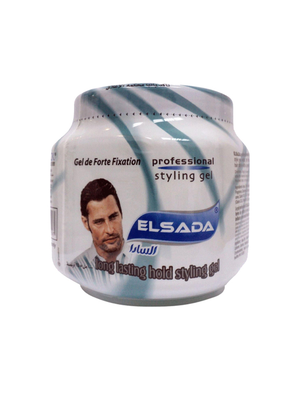 El Sada Professional Styling Gel for All Hair Types, Green, 1000ml