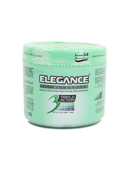 Elegance Triple Action Styling Hair Gel for All Hair Types, Green, 500ml