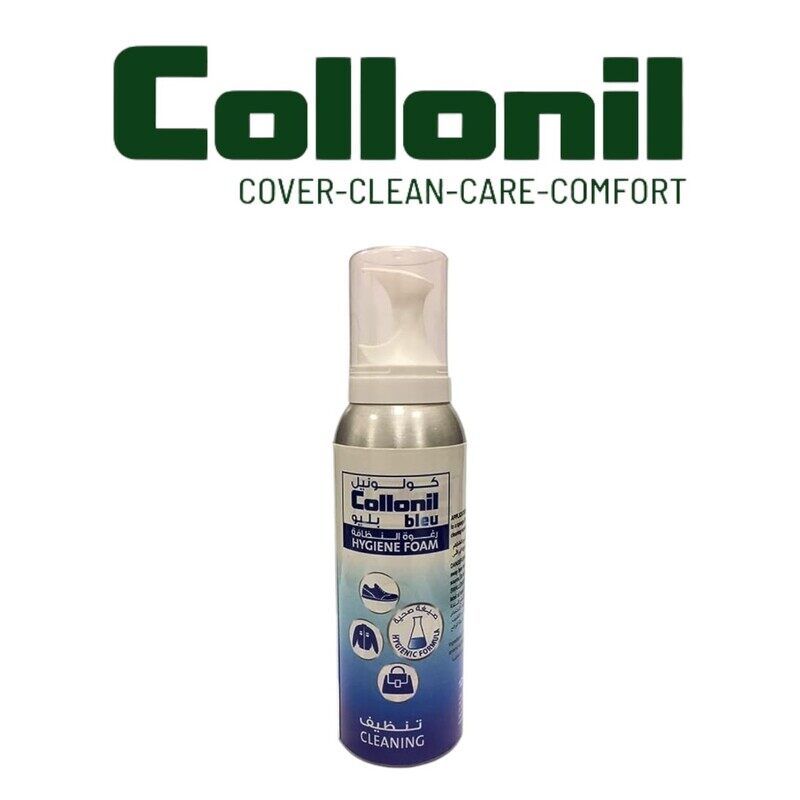 

Collonil Bleu Hygiene Foam - Deep-Cleaning Foam for Leather & Textiles, 125ml