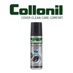 Collonil Self Shine Shoe Polish Black, 100ml - Instant Shine and Leather Protection