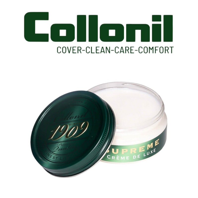 Collonil 1909 Supreme Cream De Luxe - Tan Marron 100ml - Premium Leather Care & Deep Shine