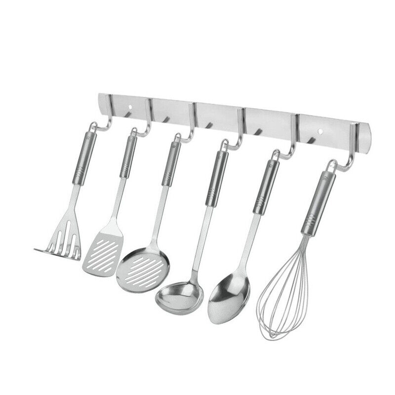 

Metaltex Imperial Kitchen Utensil Set 6-Piece Premium Stainless Steel Cooking Tools