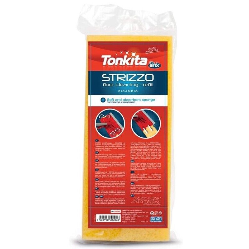 

Tonkita Synthetic Sponge Mop Refill with 4 Pawls