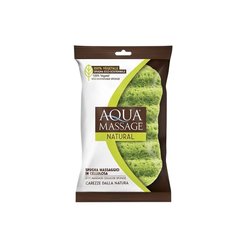 

Aqua Massage Active Bath Sponge - Eco-Friendly Cellulose Sponge for All Skin Types