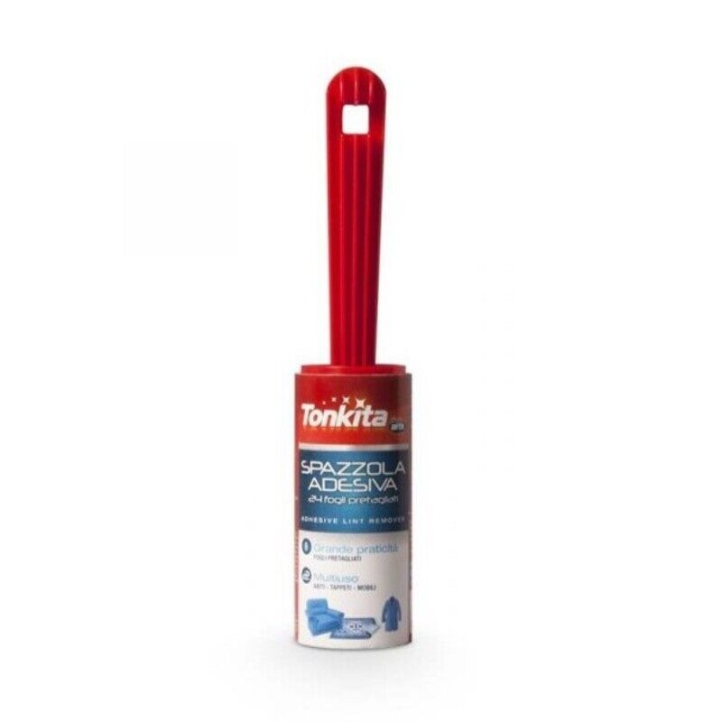 

Tonkita Adhesive Roller Brush - Effortless Lint Removal with Pre-Cut Sheets