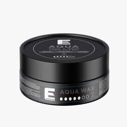 Elegance E Series Aqua Wax Strength 5 Grey, 140ml - Strong Hold, Flexible Styling, Residue-Free, No Stickiness