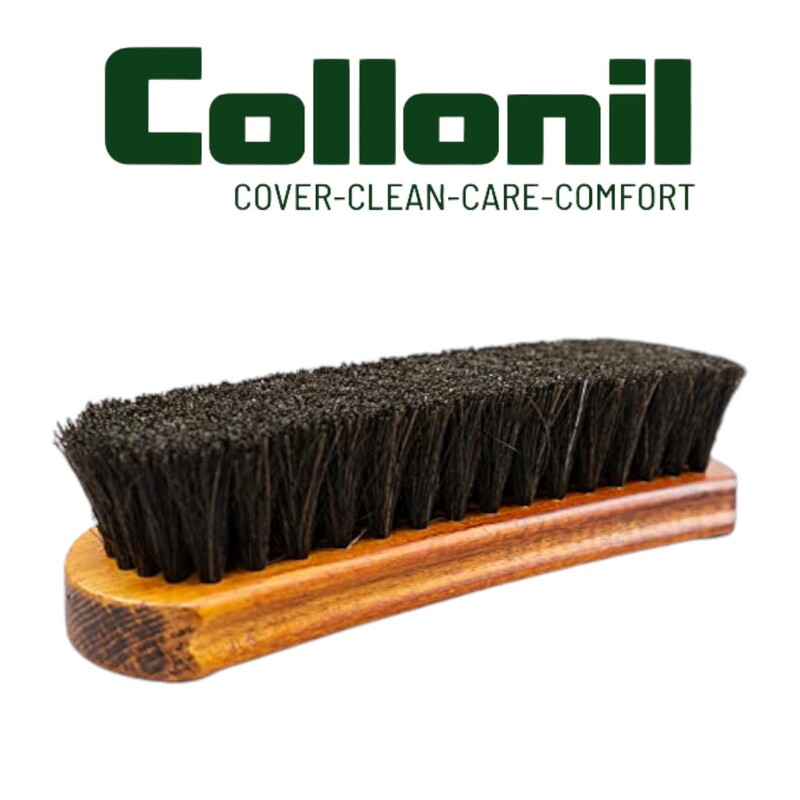 Collonil High-Quality Polishing Brush with Wooden Handle