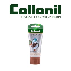 Collonil Shoe Cream Tube - Brown 50ml - Nourishes, Cleans & Restores Smooth Leather