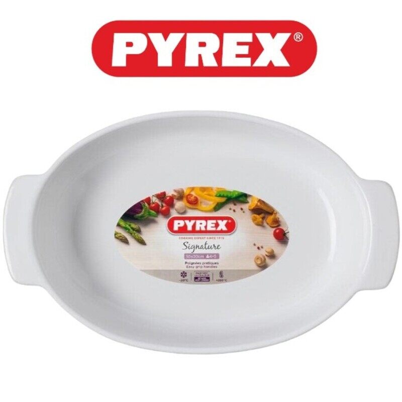 

Pyrex Signature Oval Roaster 30x20cm - Stylish & Durable Cooking Solution