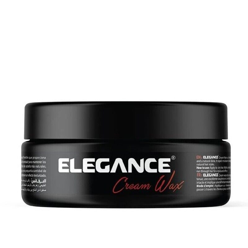 

Elegance E Series Cream Wax White, 140ml - Medium Hold, Moisturizing, Natural Shine, Frizz Control