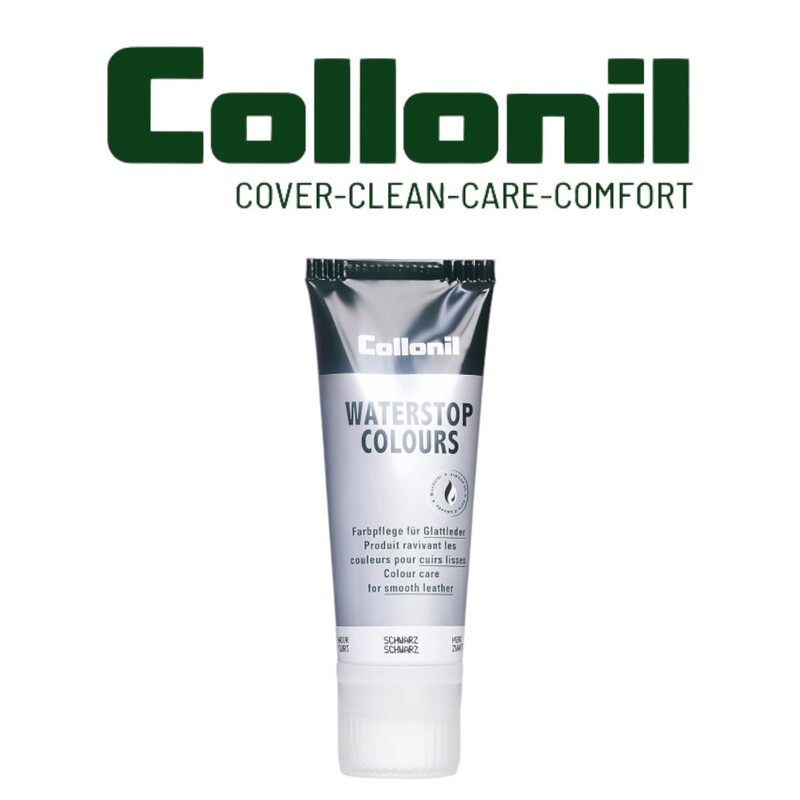 Collonil Waterstop Colours Tube - Mahogany 75ml - Nourishing & Waterproofing Leather Cream