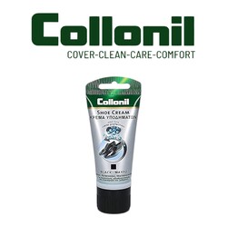 Collonil Shoe Cream Tube - Black 50ml - Nourishes, Cleans & Restores Smooth Leather