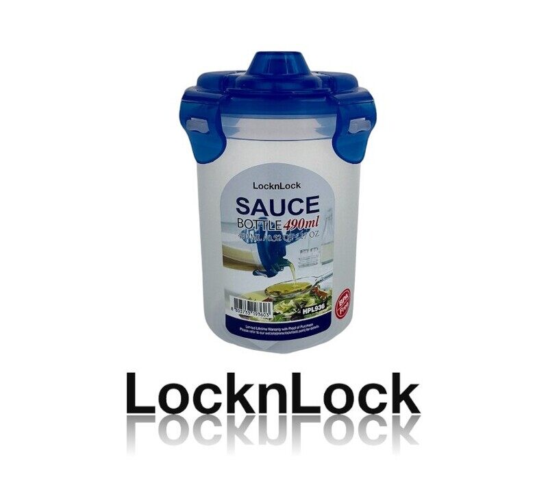 

Lock & Lock LocknLock Sauce Bottle 490ml - Durable, BPA-Free Condiment Container, Dishwasher Safe