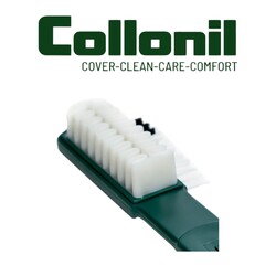 Collonil Crepe Brush - Gentle Cleaning for Suede & Nubuck with Rubber Slats and Nylon Bristles