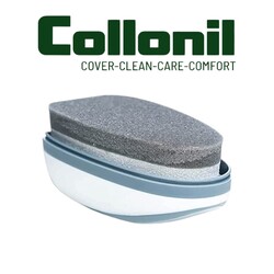 Collonil Mobil Sponge with Liquid Colorless - Instant Gloss & Nourishment for Leather & Synthetic