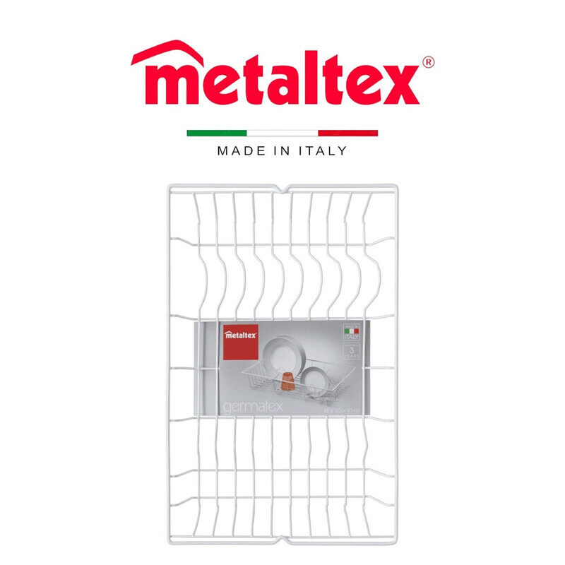 

Metaltex Germatex Dish Drainer - Durable & Rust-Resistant Dish Rack
