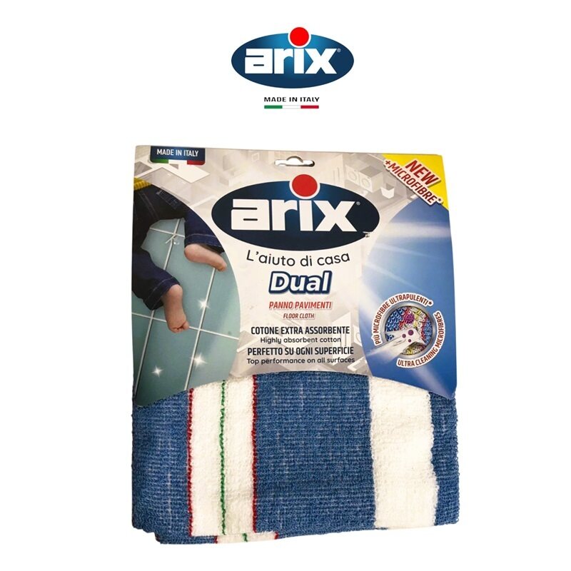 

Arix Dual Microfibre Floor Cloth - Deep Cleaning for All Surfaces