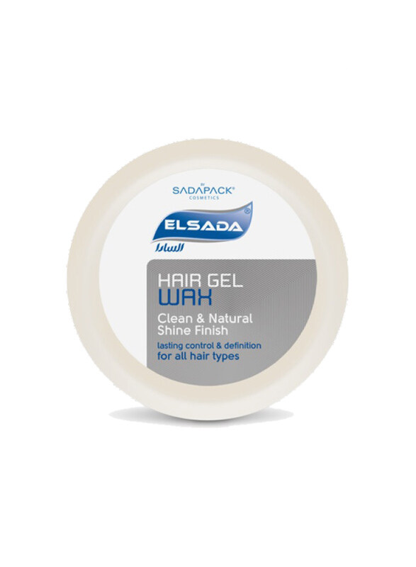 

El Sada Hair Gel Wax for All Hair Types, Silver, 140g