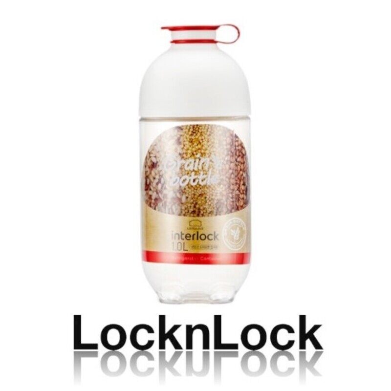 

Lock & Lock LocknLock Interlock Grain Container 1L - BPA-Free Food Storage with Clear Body for Easy Visibility