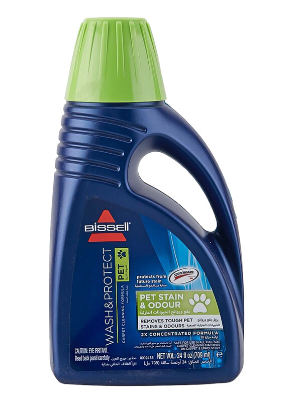 

Bissell Wash & Protect Carpet Pet Stain & Odour Cleaning Formula, 709ml