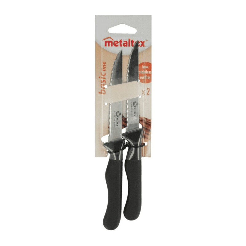

Metaltex Basic Set of 2 Steak Knives - 21cm