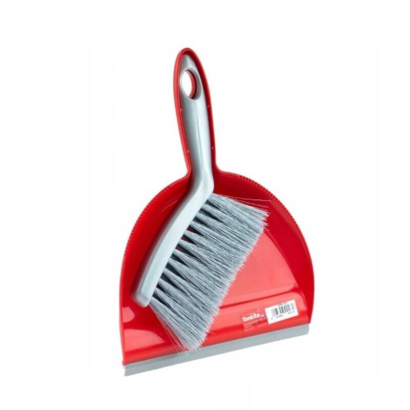 Tonkita Mini Set Dustpan & Brush - New Model with Rubber Lid