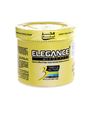 Elegance Triple Action Styling Hair Gel for All Hair Types, Yellow, 1000ml