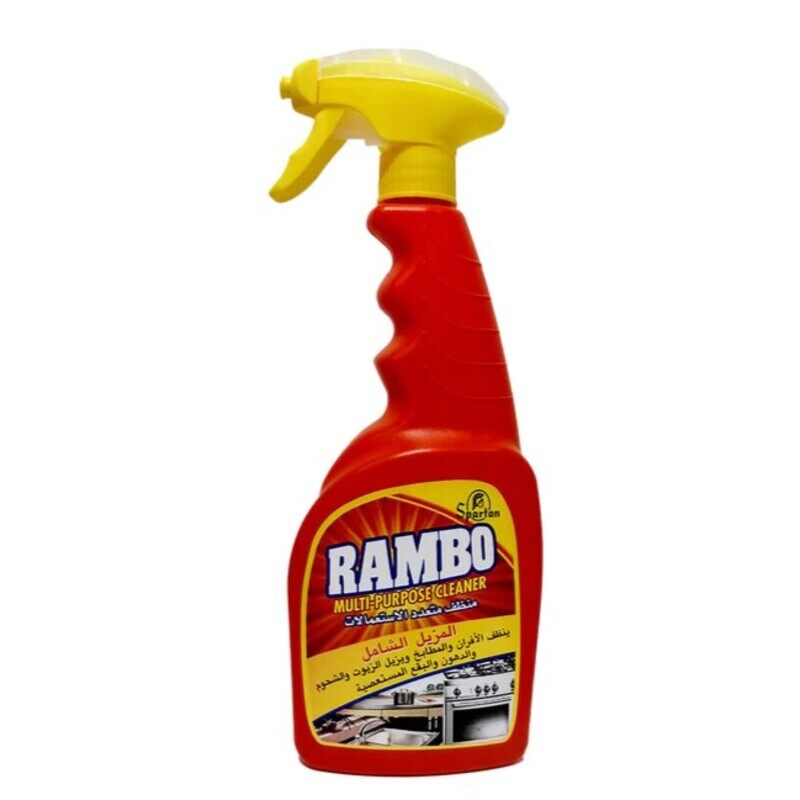 

Spartan Rambo Multipurpose Cleaner - 650ml Industrial Strength Degreaser with Fresh Fragrance for Versatile Cleaning