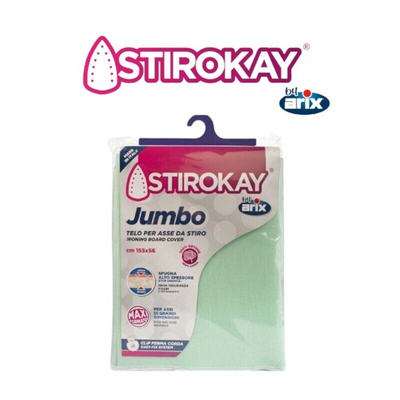 

Stirokay Jumbo Axle Cover 155x56cm - Extra-Large, Durable, Heat-Resistant Cover for Big Size Boards