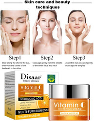 Disaar Anti-aging Vitamin C Hyaluronic Acid Skin Whitening Deep Nourishment Face Cream (50g)