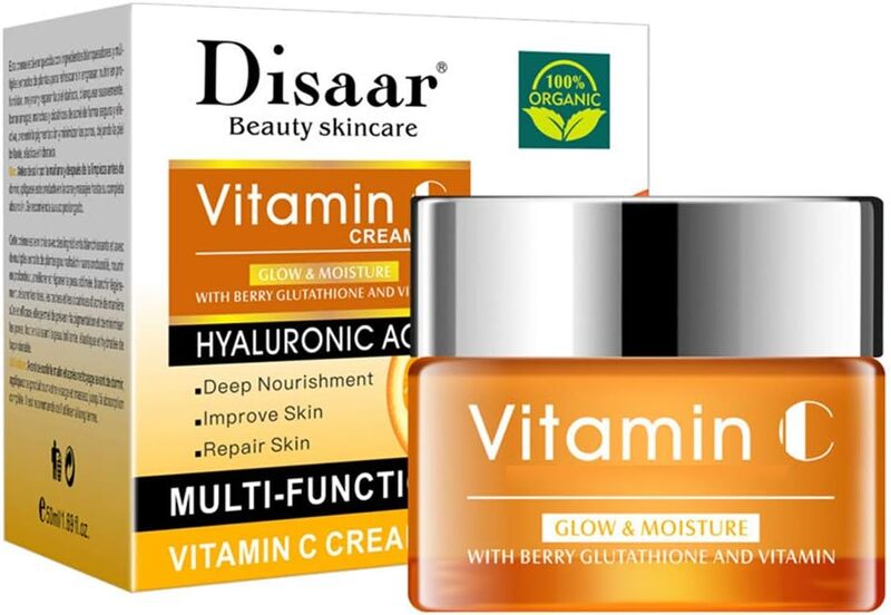 Disaar Anti-aging Vitamin C Hyaluronic Acid Skin Whitening Deep Nourishment Face Cream (50g)