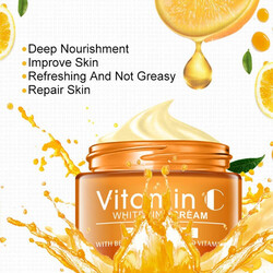 Disaar Anti-aging Vitamin C Hyaluronic Acid Skin Whitening Deep Nourishment Face Cream (50g)