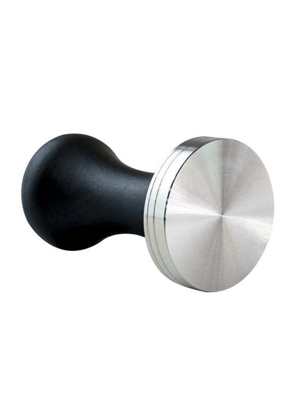 

Coffee PL 51mm Stainless Steel Base Tamper with Wood Handle, 300gm, Black