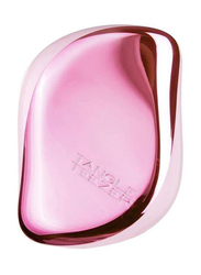 Tangle Teezer Compact Styler Detangling Hairbrush, Pink Chrome