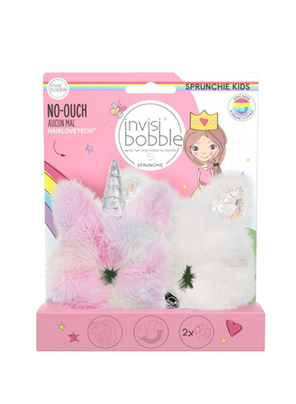 

Invisibobble Bunnycorn Kids Sprunchie for All Hair Types, 2 Pieces