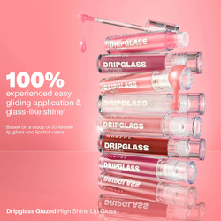 Morphe Dripglass Glazed High Shine Lip Gloss, 3.8ml, Pink Mirror, Pink