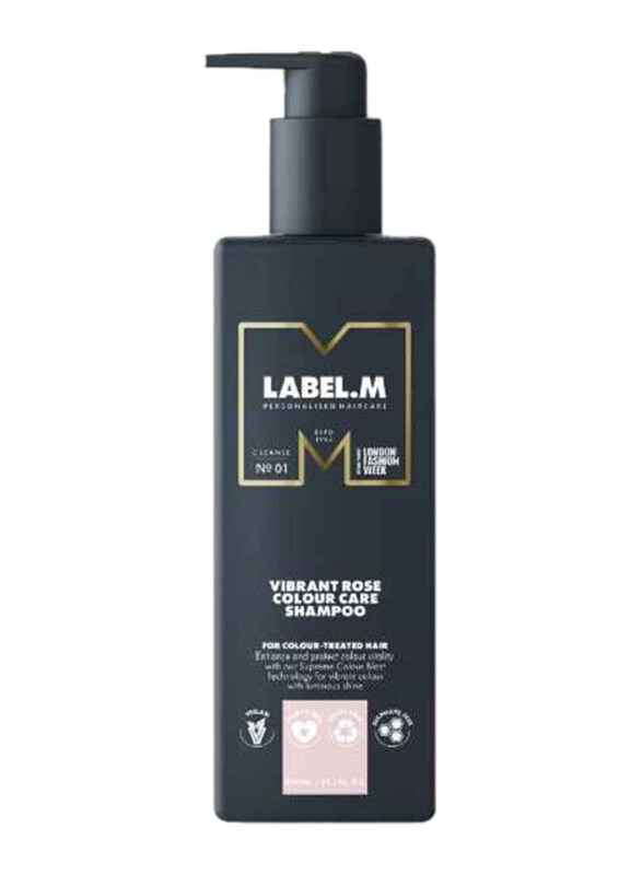 

Label.M Vibrant Rose Coulour Care Shampoo for All Hair Types, 300ml