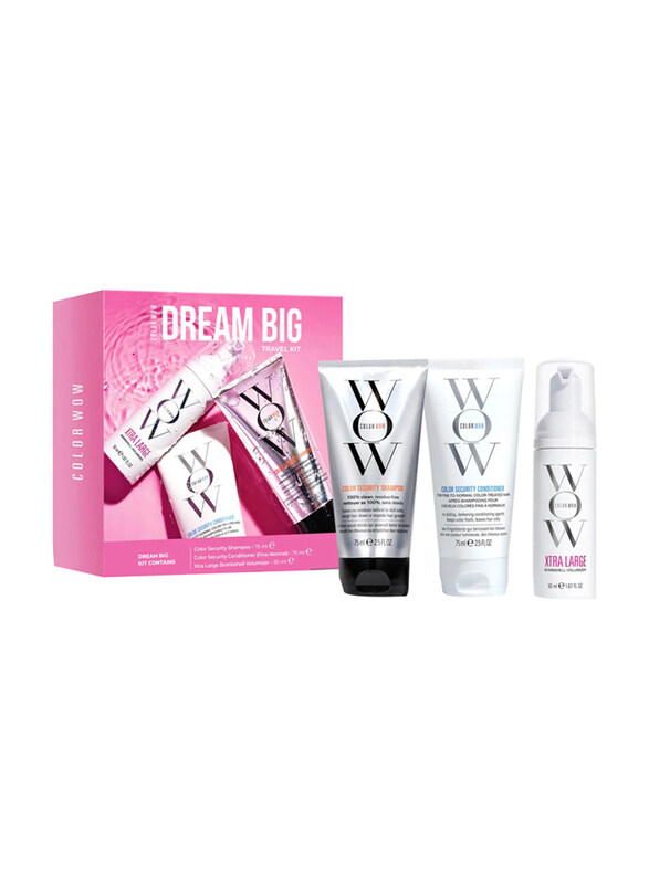 

Color Wow Dream Big Travel Kit for Coloured Hair, 3 Pieces