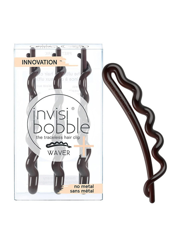 

Invisibobble Plus Pretty Dark Waver for All Hair Types, 3 Pieces